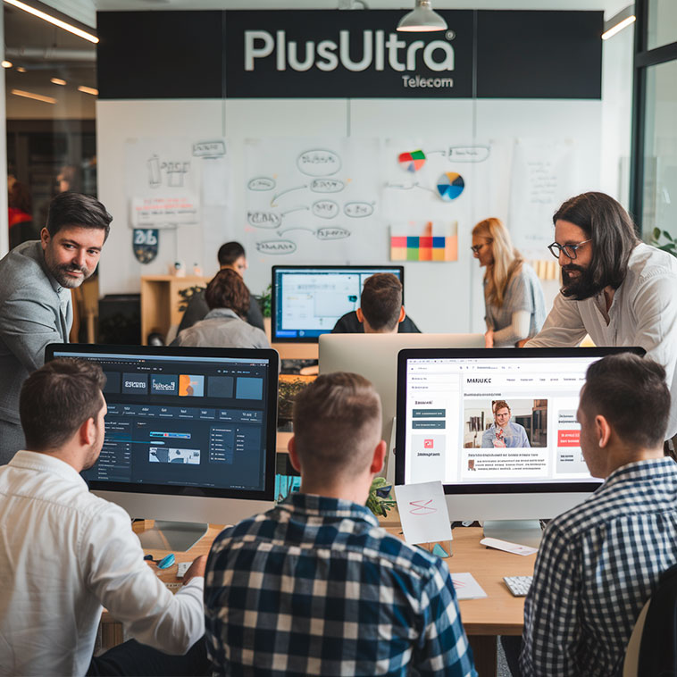 Equipo multidisciplinar de PlusUltra Telecom